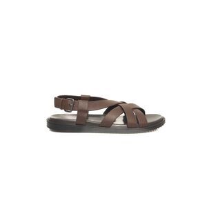 Cerruti 1881 Brown Cowhide Men Men's Sandal